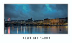 Abendstimmung in Basel bei Regen