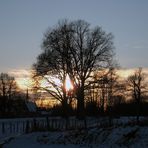 Abendstimmung in Belgien.