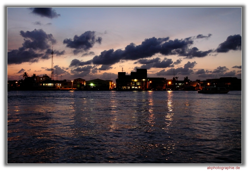 Abendstimmung in Belize City