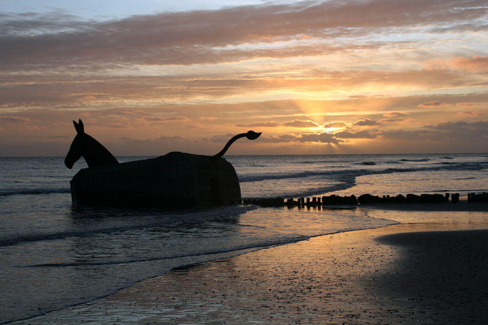 Abendstimmung in Blavand/Dänemark