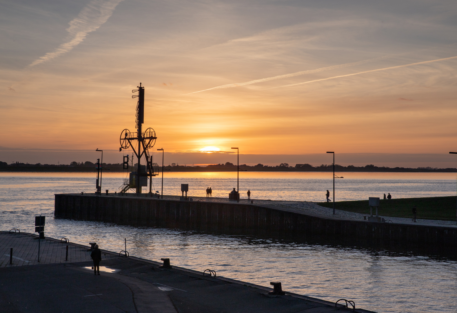 _Abendstimmung in Bremerhaven