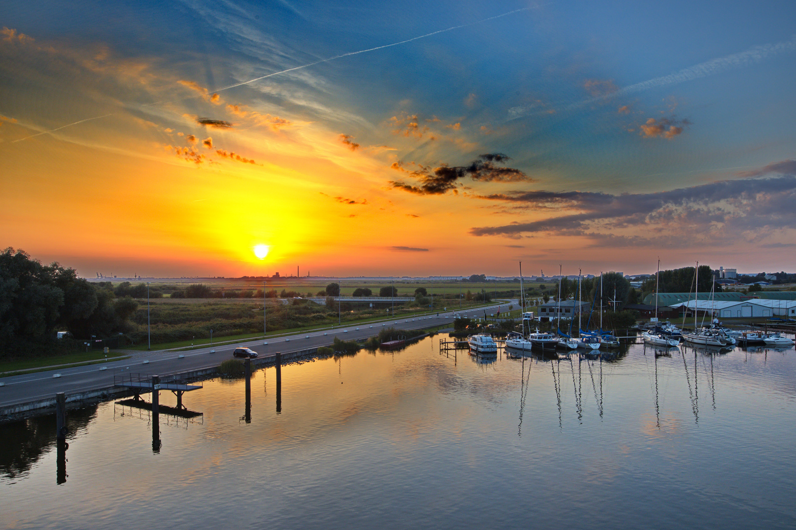 Abendstimmung in Bremerhaven