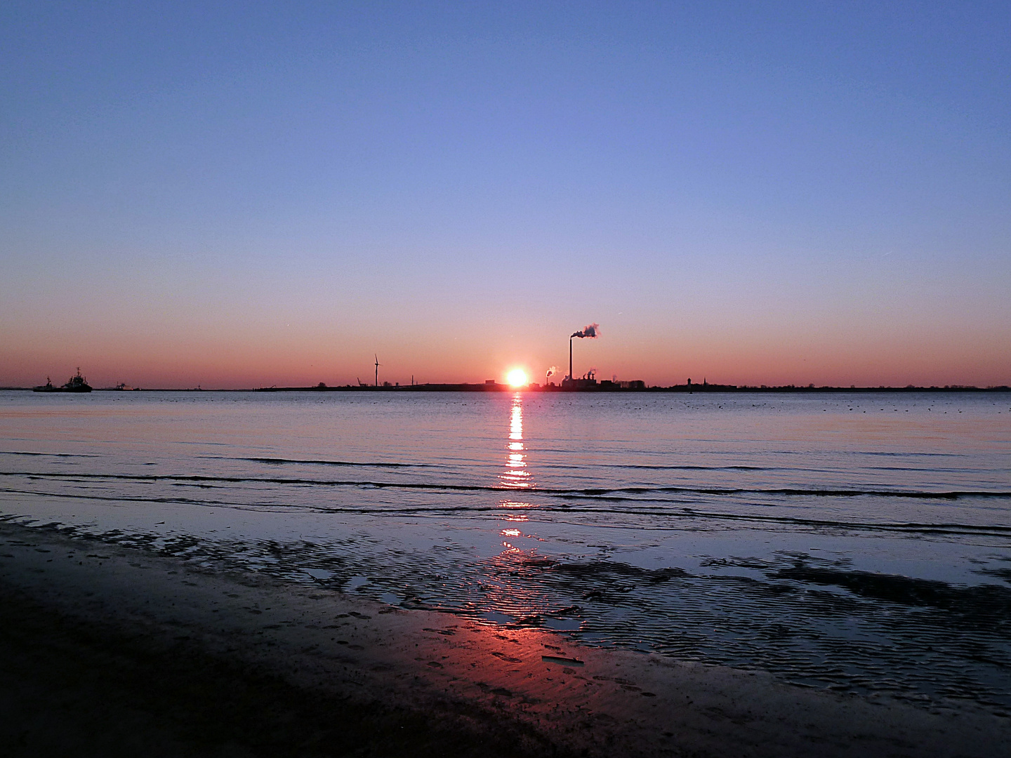 Abendstimmung in Bremerhaven