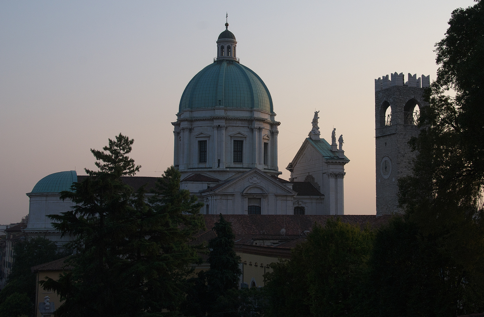 Abendstimmung in Brescia