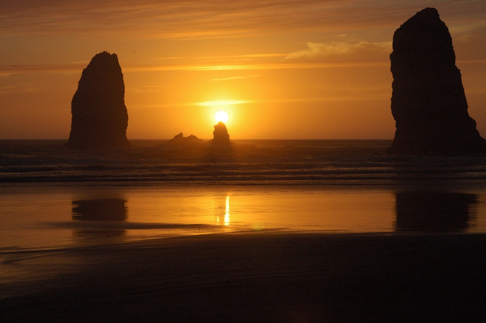 Abendstimmung in Cannon Beach