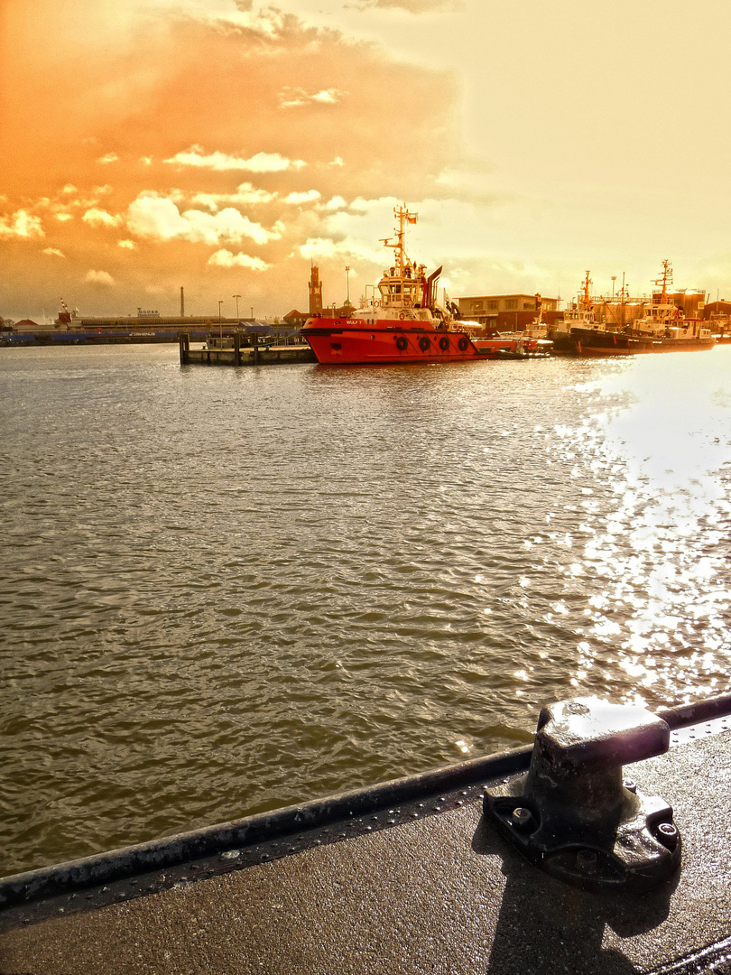 Abendstimmung in Cuxhaven