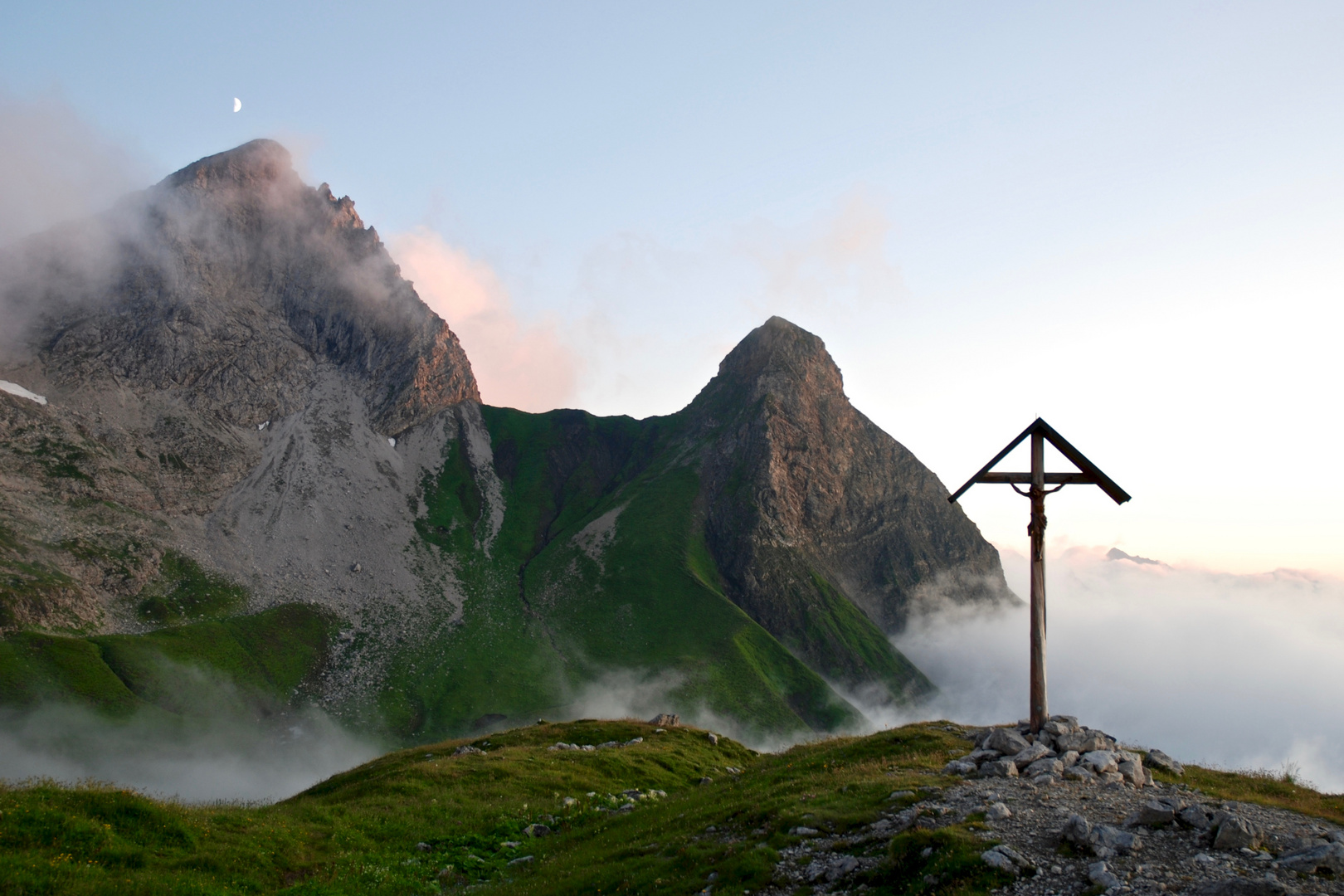 Abendstimmung in den Allgäuer Alpen