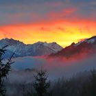 Abendstimmung in den Alpen