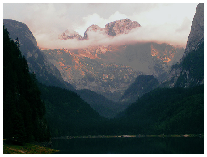 Abendstimmung in den Alpen