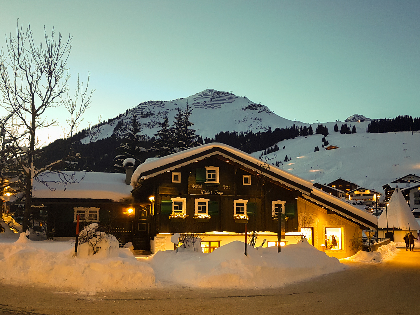 Abendstimmung in den Alpen