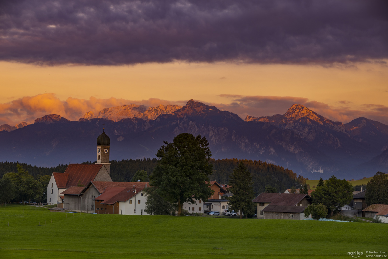 Abendstimmung in den Bergen