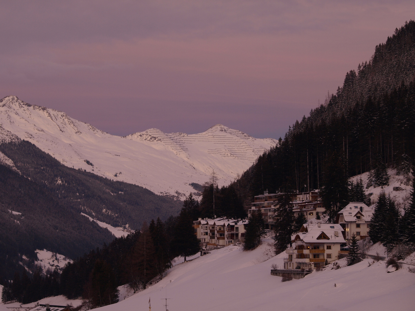 Abendstimmung in den Bergen