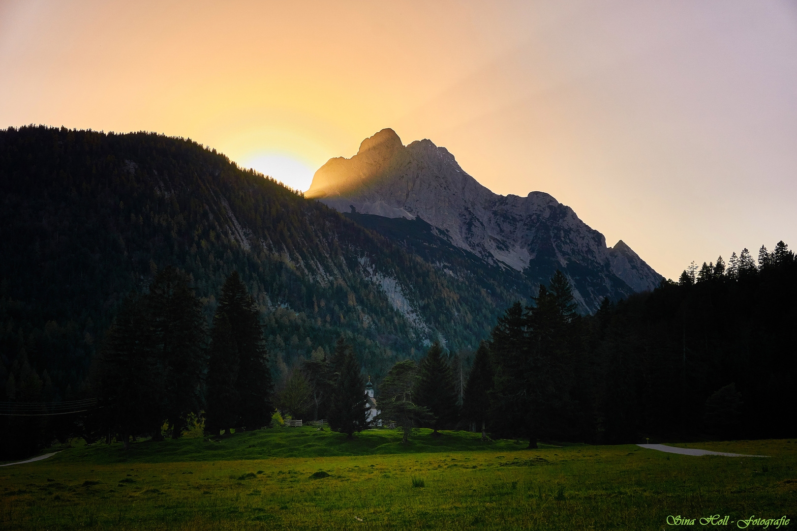 Abendstimmung in den Bergen