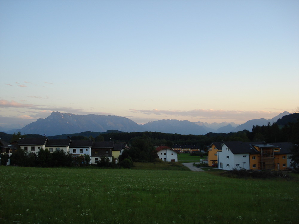 Abendstimmung in den Bergen