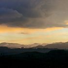 Abendstimmung in den Bergen nahe Nuwara Eliya