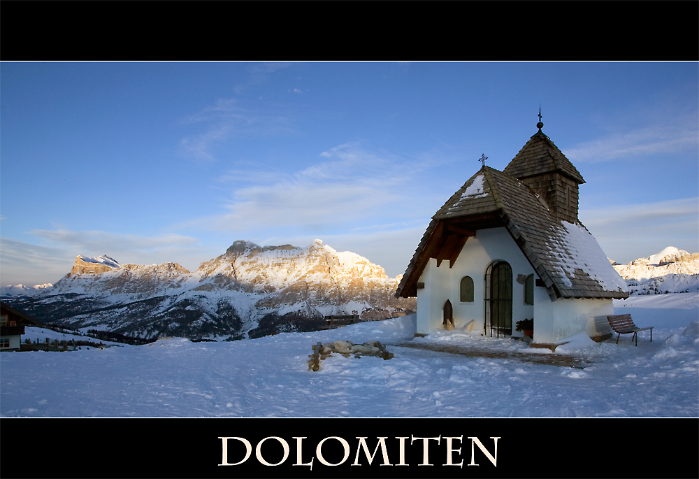 Abendstimmung in den Dolomiten