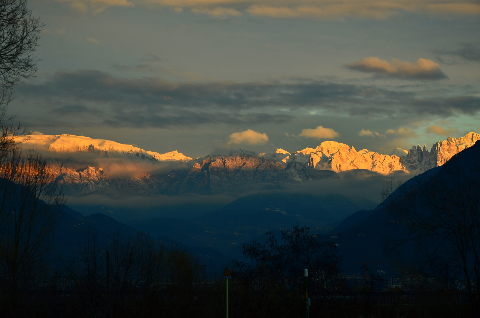 Abendstimmung in den Dolomiten