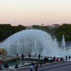 Abendstimmung in den Jardins du Trocadéro. Paris