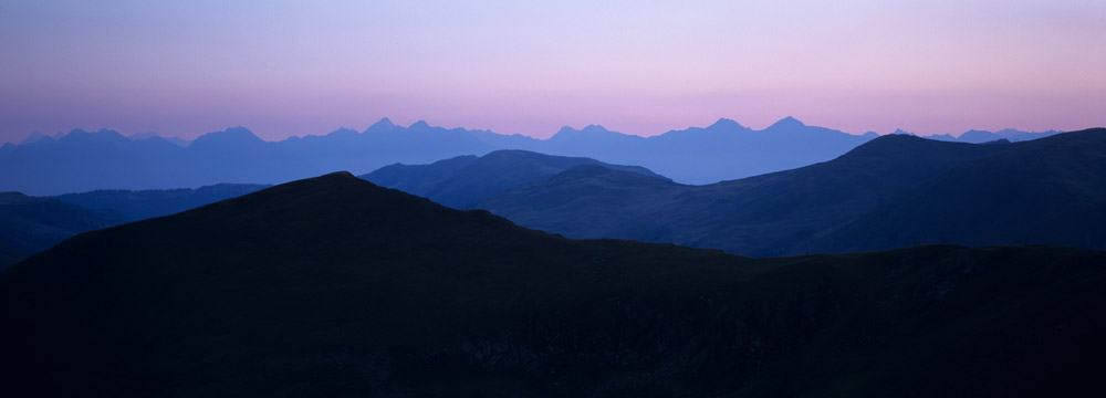 Abendstimmung in den Kärntner Nockbergen