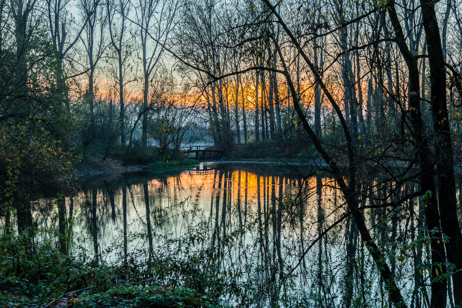 Abendstimmung in den Siegauen