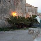 Abendstimmung in der Altstadt von Ibiza (Eivissa)