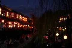 Abendstimmung in der Altstadt von LiJiang