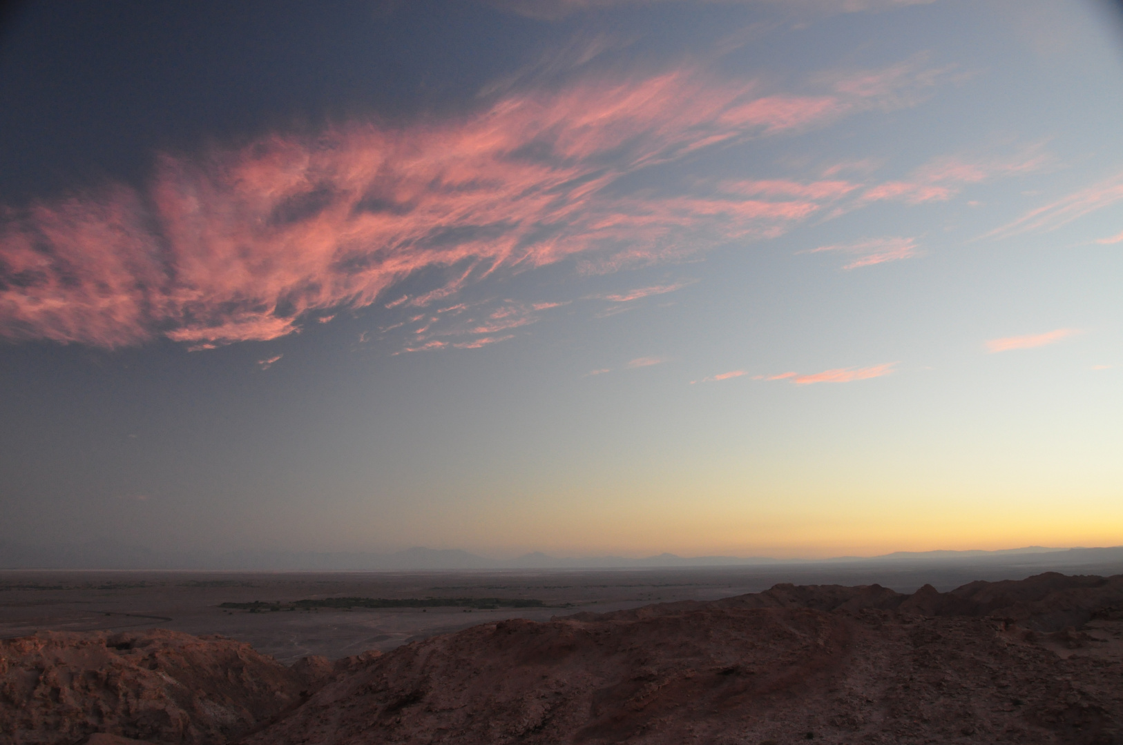 Abendstimmung in der Atacama Wüste