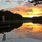 Abendstimmung in der Boddenlandschaft