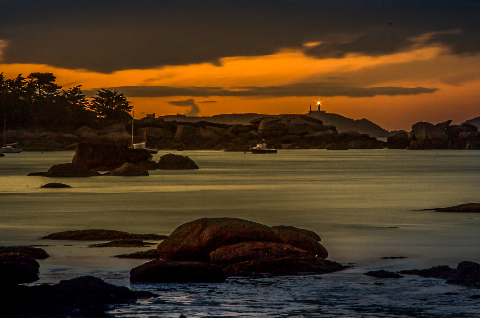 Abendstimmung in der Bretagne