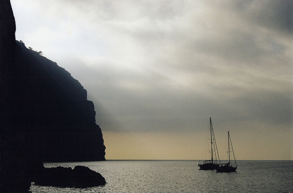 Abendstimmung in der Bucht Sa Calobra