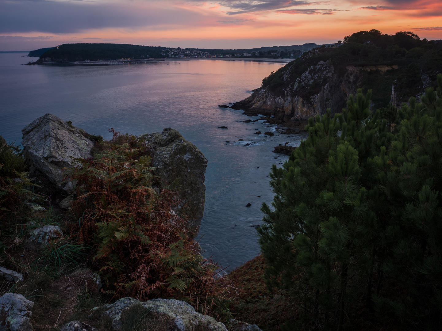 Abendstimmung in der Bucht von Morgat