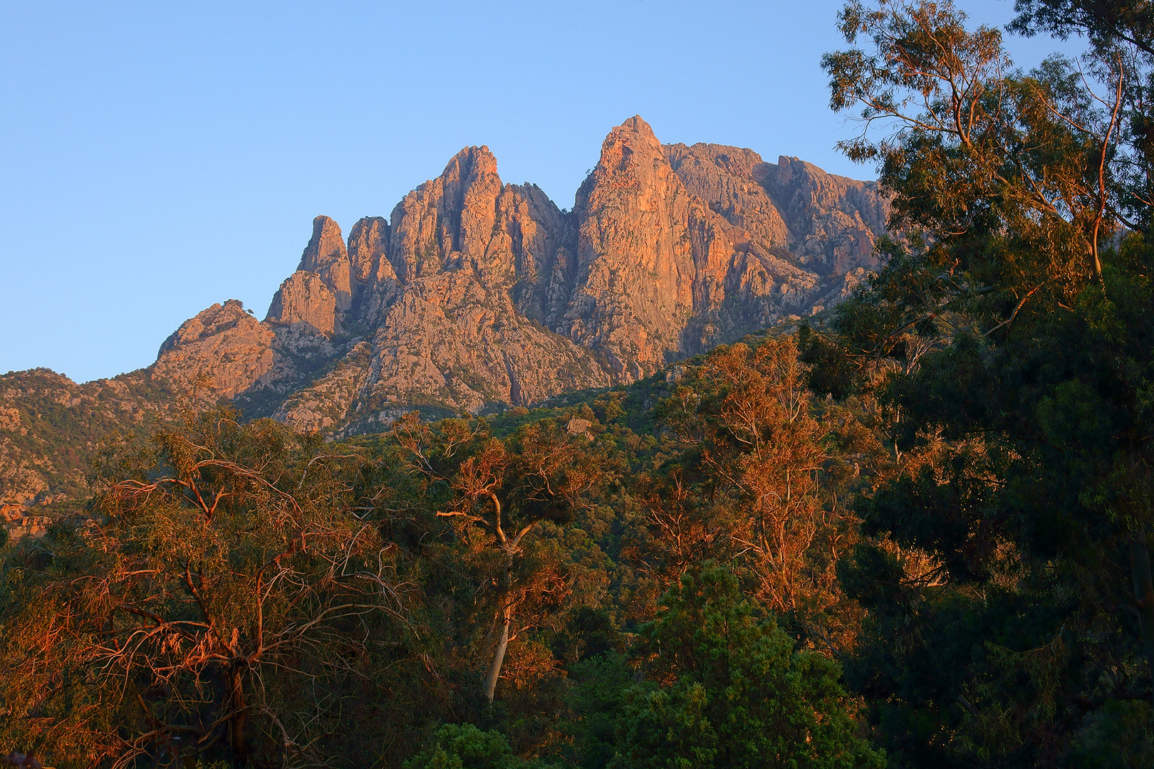 Abendstimmung in der Calanche