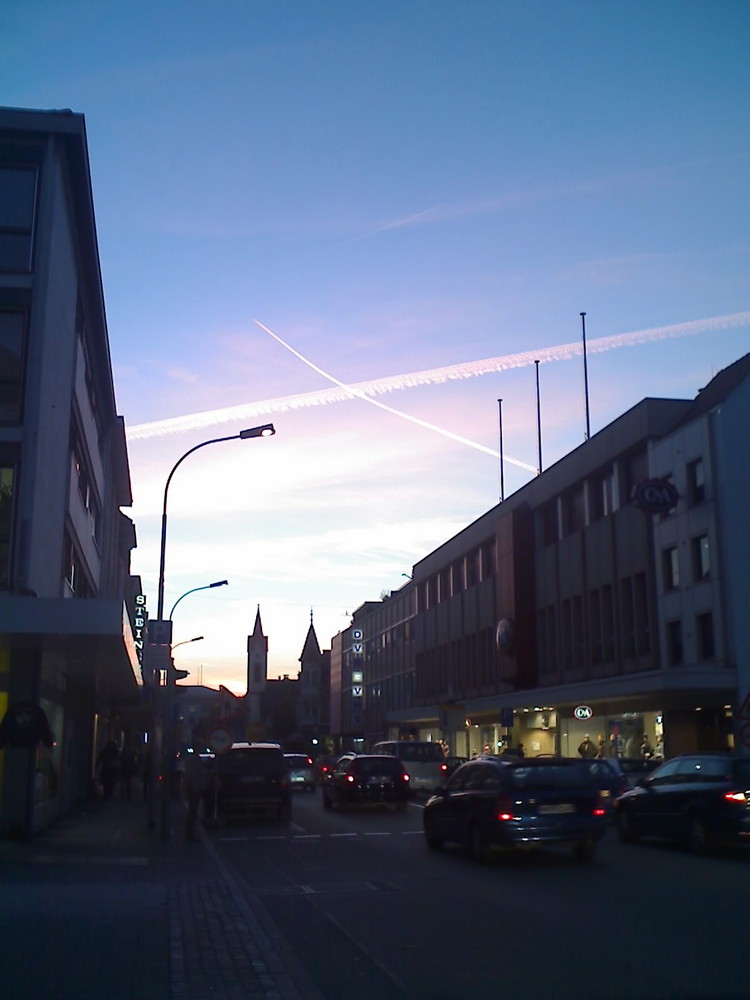 Abendstimmung in der City