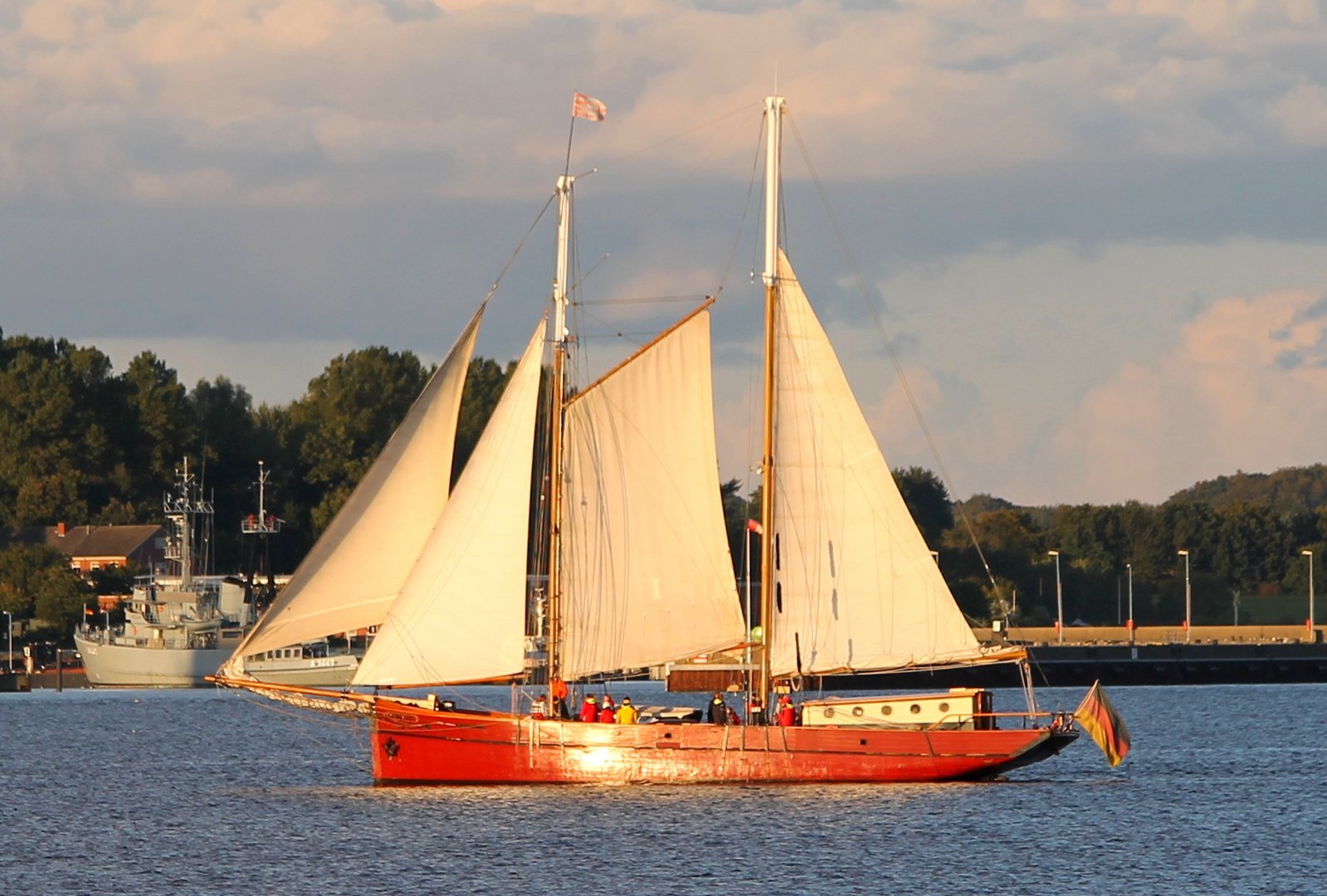 Abendstimmung in der Eck.- Bucht