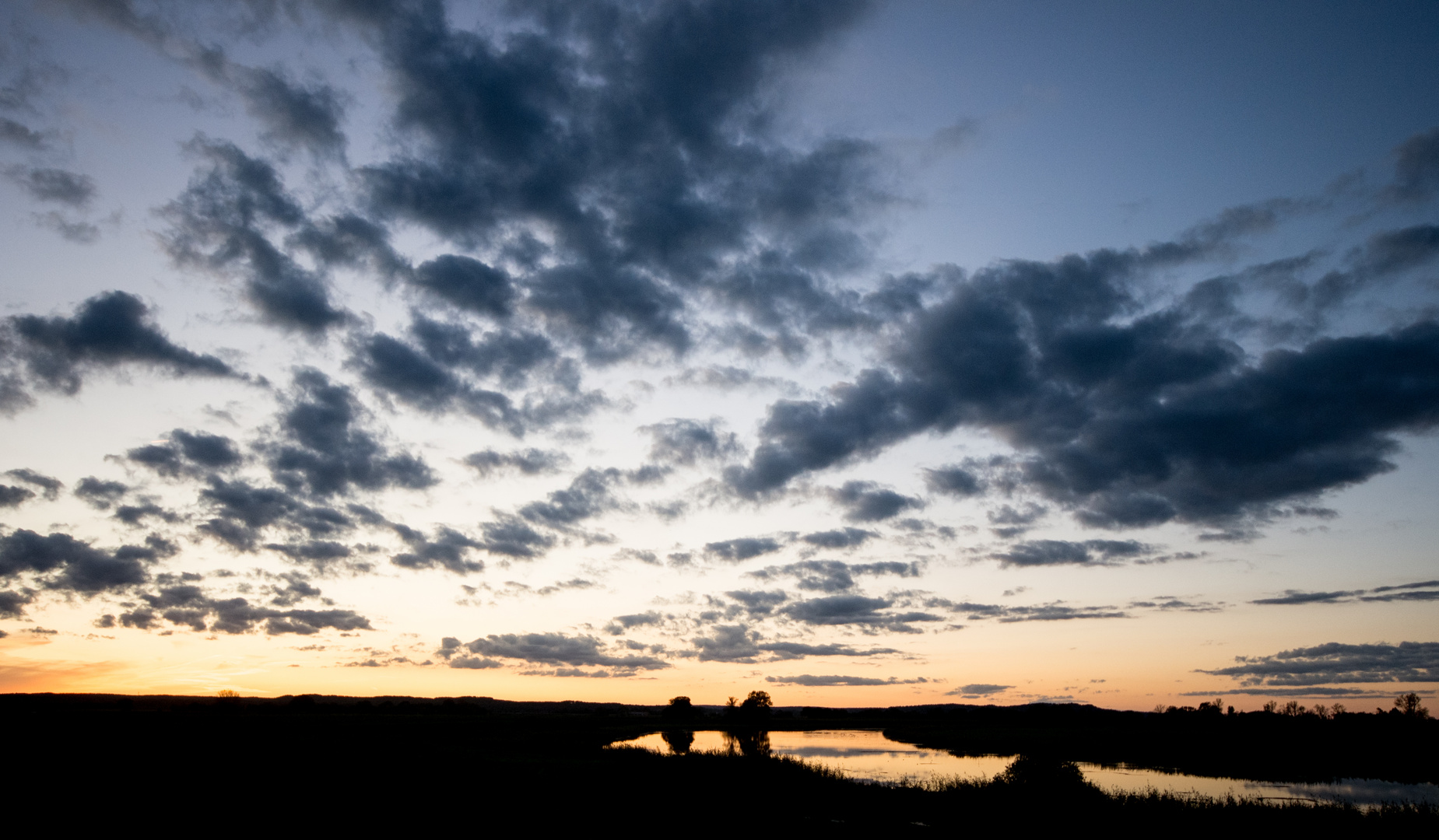 Abendstimmung in der Elbeniederung