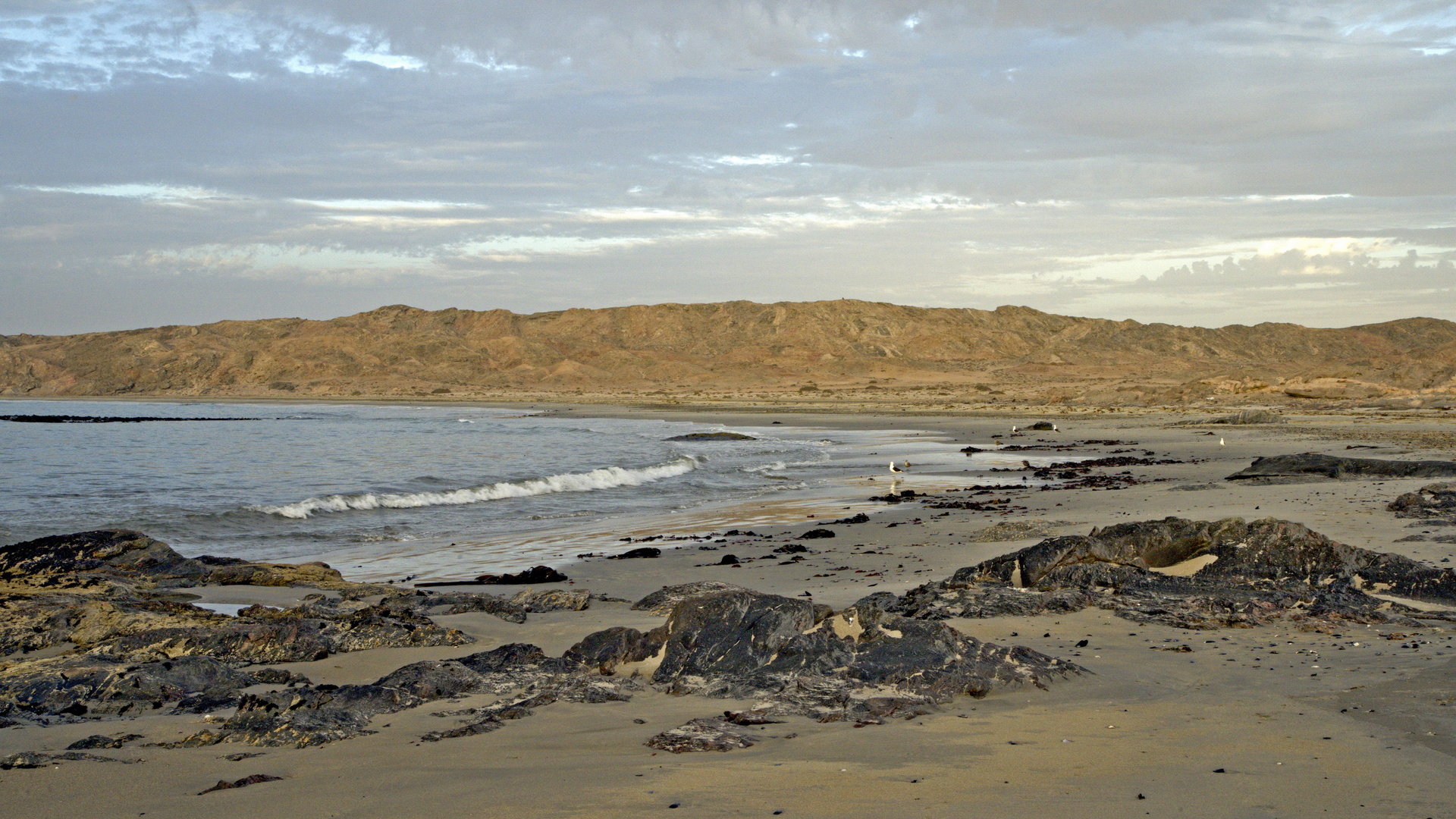 Abendstimmung in der "Grossen Bucht " bei Lüderitz