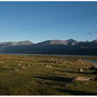 Abendstimmung in der großen Weite der Mongolei