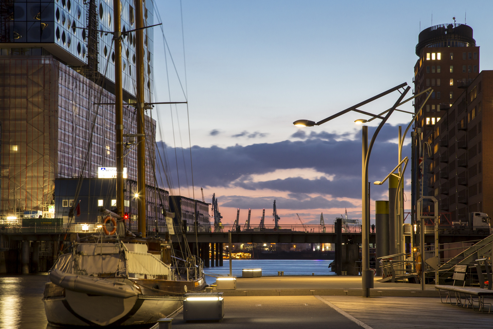 Abendstimmung in der HafenCity