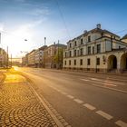 Abendstimmung in der Halderstraße