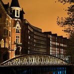 Abendstimmung in der Hamburger Speicherstadt