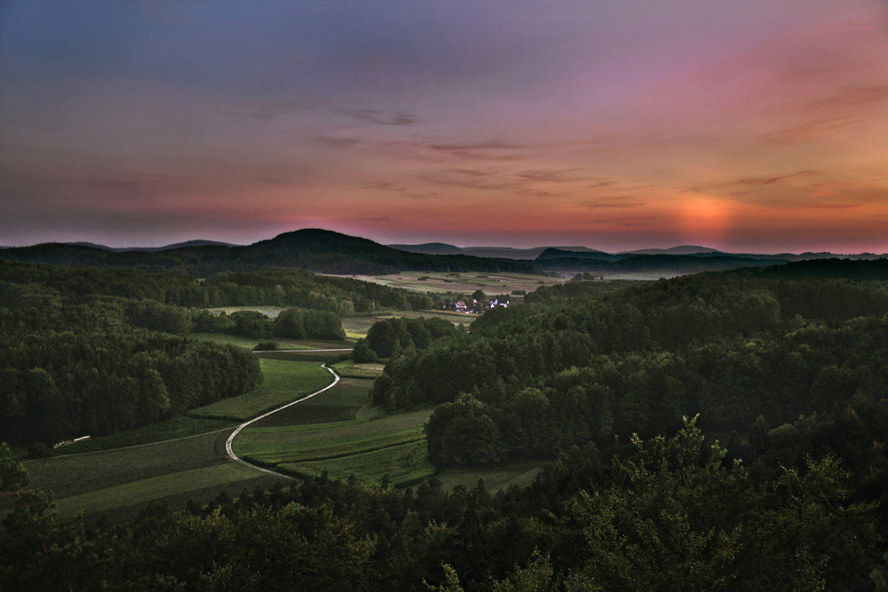 Abendstimmung in der Hersbrucker Schweiz