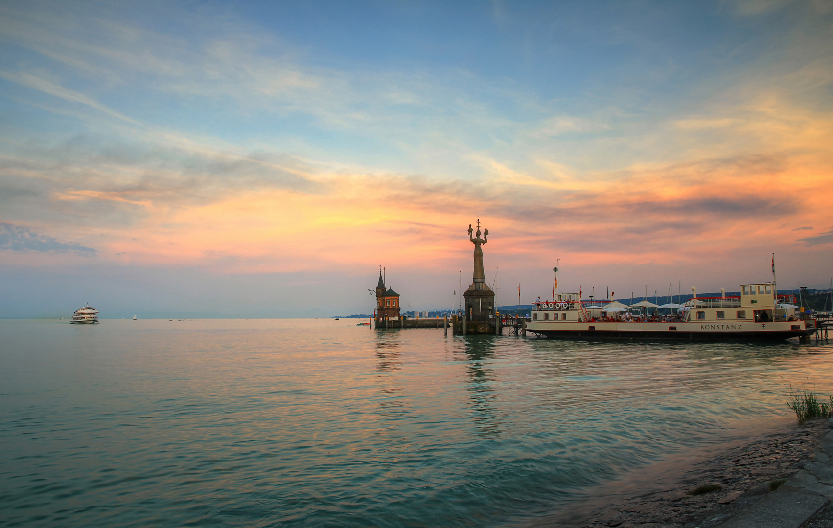 Abendstimmung in der Konstanzer Bucht