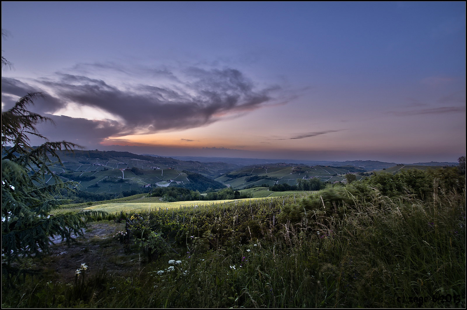 Abendstimmung in der Lange