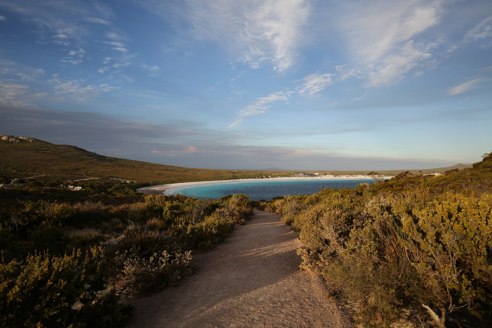 Abendstimmung in der Lucky Bay