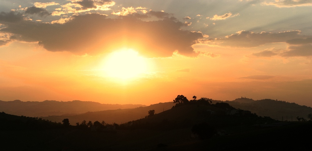 Abendstimmung in der Marche