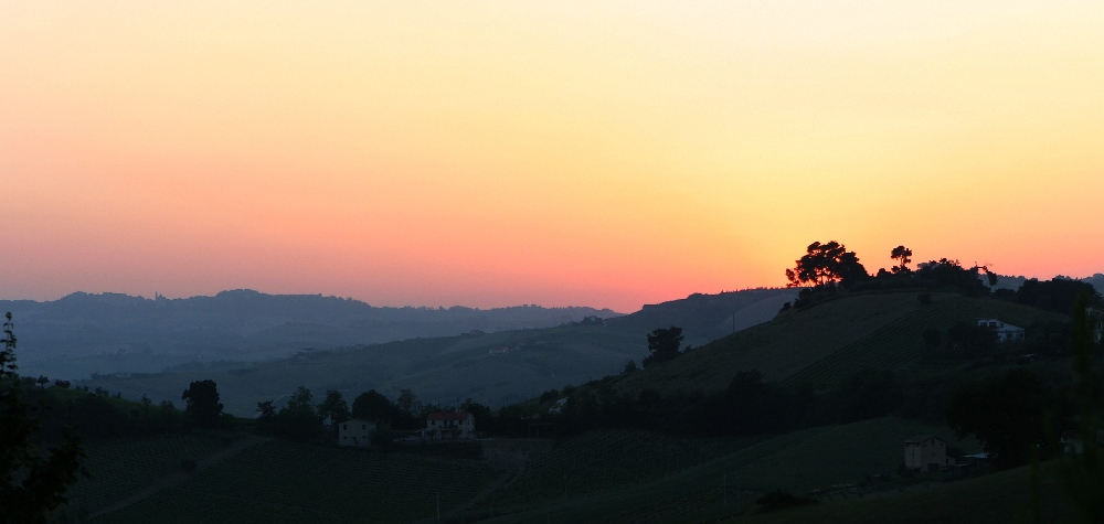 Abendstimmung in der Marche