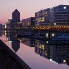 Abendstimmung in der Marina Duisburg