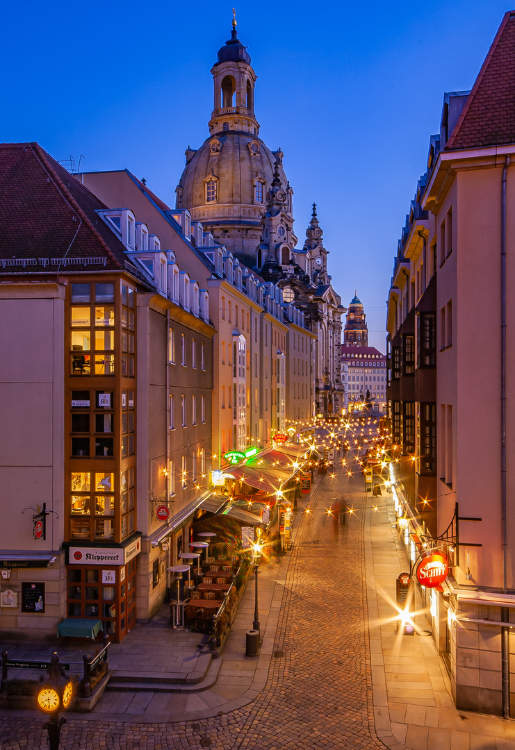 Abendstimmung in der Münzgasse