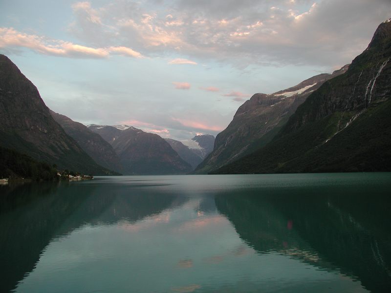 Abendstimmung - in der Nähe von Stryn