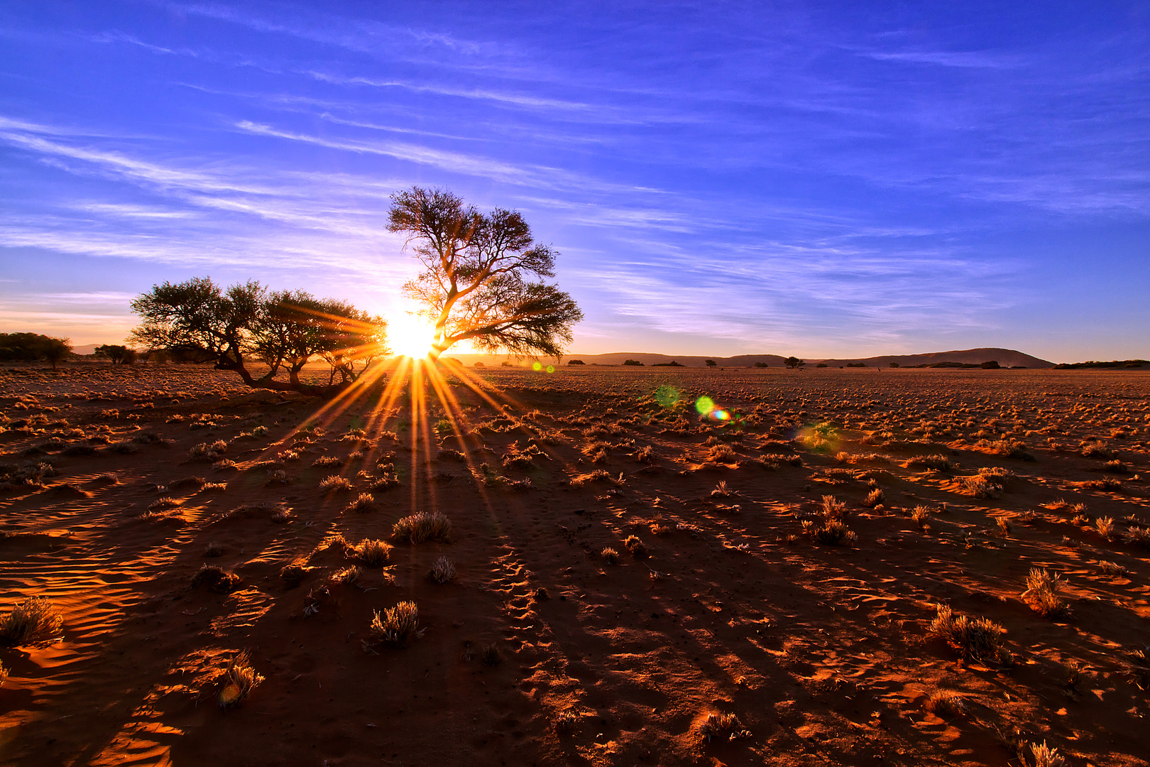 abendstimmung in der namib